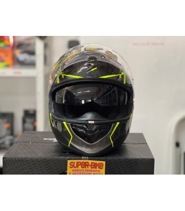 Casque intégral Scorpion Exo 1400 Carbon air Evo Kendal jaune