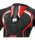 Spyke Losail Race combinaison en cuir noir rouge