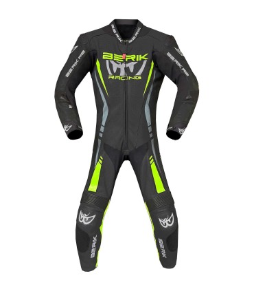 Berik Ls1-171334FR black yellow leather suit