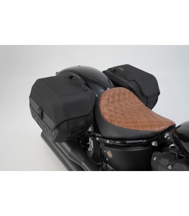 Sw-Motech Legend Gear side bag system LH2/LH1. 25,5/19,5 l. Softail StrBob (17-) Standard (20-)