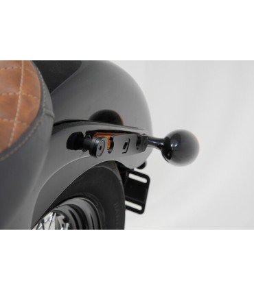 Sw-Motech Legend Gear side bag system LH2/LH1. 25,5/19,5 l. Softail StrBob (17-) Standard (20-)