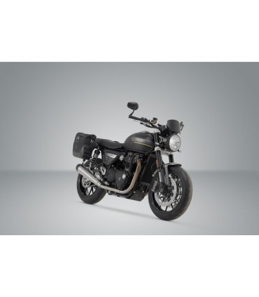 SW-Motech Legend Gear side bag system LC. Black Edition. Triumph Speed Twin 1200 (18-)