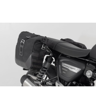 SW-Motech Legend Gear side bag system LC. Black Edition. Triumph Speed Twin 1200 (18-)