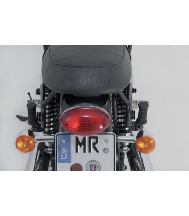 SW-Motech Legend Gear side bag system LC. Black Edition. Triumph Bonneville / T100 (04-16)