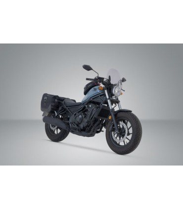 SW-Motech Legend Gear side bag system LC. Black Edition. Honda CMX 500 Rebel (16-).