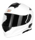 Casque modulaire Origine Delta avec bluethoot blanc