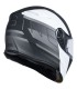 Casco modulare Origine Delta Row con bluethoot bianco nero opaco