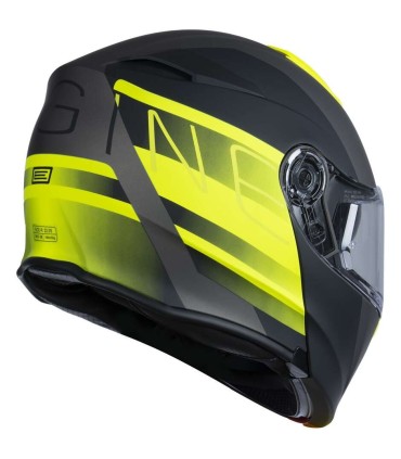 Casco modulare Origine Delta Row con bluethoot giallo titanio opaco