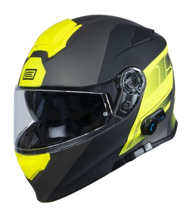 Casco modulare Origine Delta Row con bluethoot giallo titanio opaco