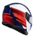 Casque modulaire Origine Delta Row avec bluethoot bleu rouge