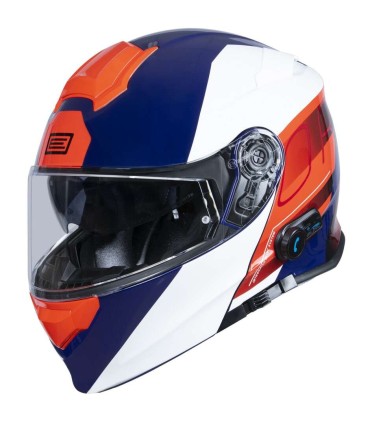 Casco modulare Origine Delta Row con bluethoot rosso blu