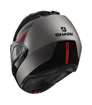 Casco Shark Evo Gt Sean nero grigio rosso opaco