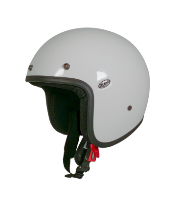 Casco jet Premier Classic Quick Release System grigio