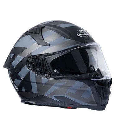 Motorrad helm M11 Pace schwarz grau matt