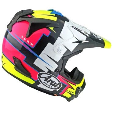 Casco Arai MX-V Evo Battle giallo