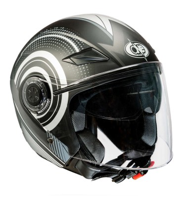 Casco jet One Alfa multi nero grigio