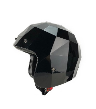 Casque jet Holy Freedom Stealth Diamond noir