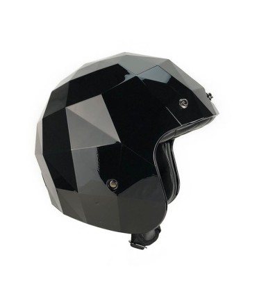 Casco jet Holy Freedom Stealth Diamond nero