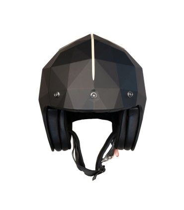 Casco jet Holy Freedom Stealth Diamond nero grigio opaco