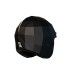 Casco jet Holy Freedom Stealth Diamond nero grigio opaco