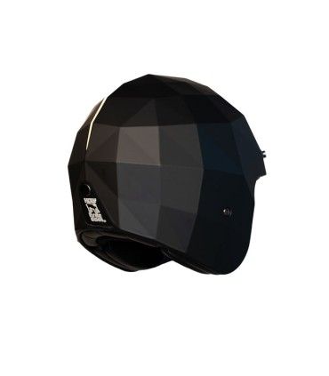 Casco jet Holy Freedom Stealth Diamond nero grigio opaco