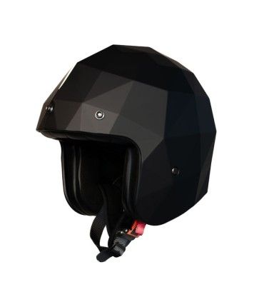 Casco jet Holy Freedom Stealth Diamond nero grigio opaco