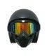 Casco jet Claw Blaster nero opaco