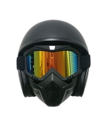 Casco jet Claw Blaster nero opaco