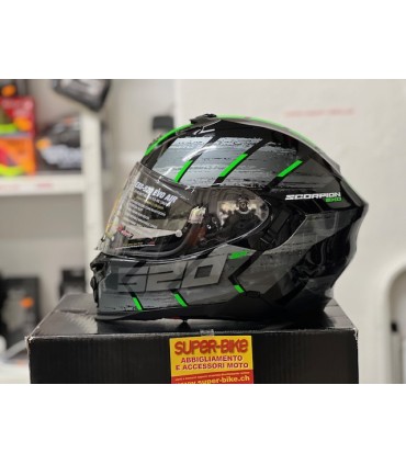 Casco Scorpion Exo-520 Evo Air Maha verde