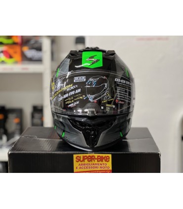 Casco Scorpion Exo-520 Evo Air Maha verde