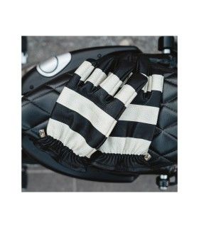 Motorrad handschuhe Holy Freedom Pitt Raw weiss