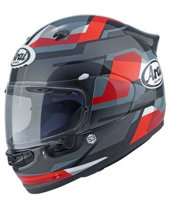 Arai Quantic Abstract red helmet