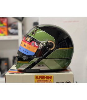 Casco retro MT Helmets Jarama 68th C1 verde