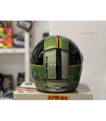 Casco retro MT Helmets Jarama 68th C1 verde