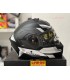 Casco Scorpion Exo-930 Evo Sikon nero bianco opaco