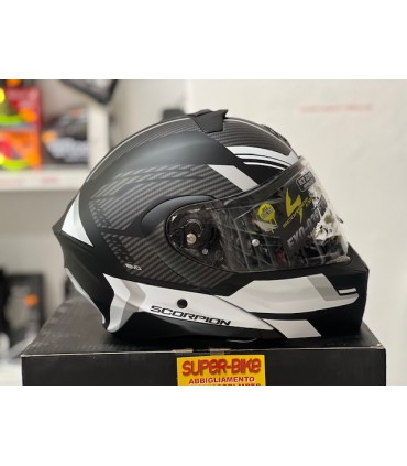 Helm Scorpion Exo-930 Evo Sikon schwarz weiss matt