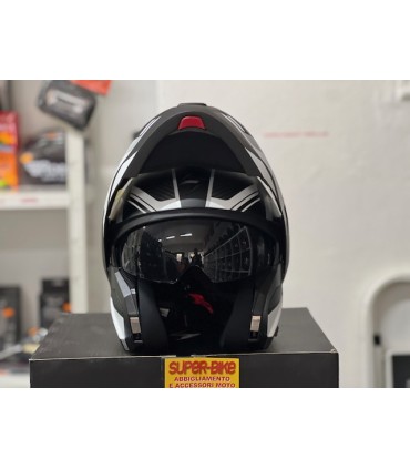 Casco Scorpion Exo-930 Evo Sikon nero bianco opaco