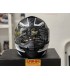 Casco Scorpion Exo-930 Evo Sikon nero bianco opaco