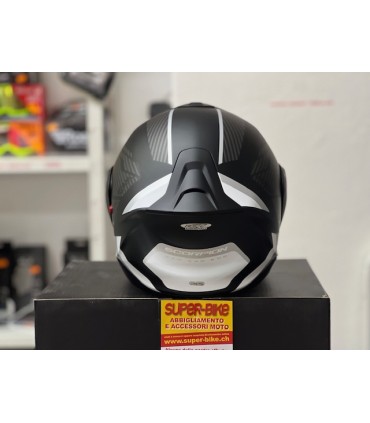 Casco Scorpion Exo-930 Evo Sikon nero bianco opaco