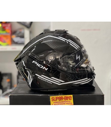 Casque intégral Scorpion Exo 1400 Evo 2 Carbon Air Reika blanc