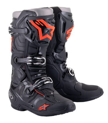 Alpinestars Tech 10 noir rouge fluo