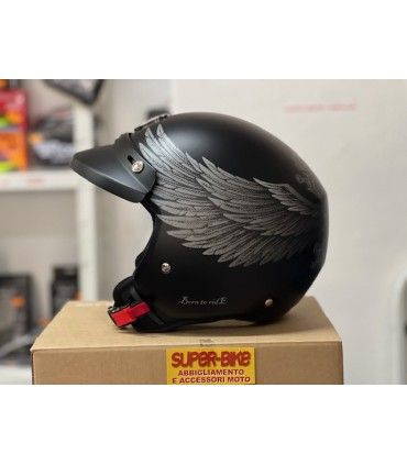 Casque jet Nexx Y.10 Eagle Rider noir