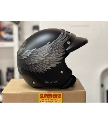 Casco jet Nexx Y.10 Eagle Rider nero