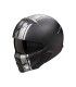 Casque Scorpion Exo Combat 2 Lord noir matt silver