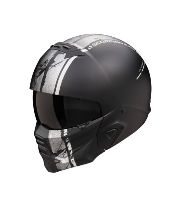 Casco Scorpion Exo Combat 2 Lord nero opaco silver