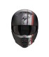 Casque Scorpion Exo Combat 2 Lord noir matt rouge