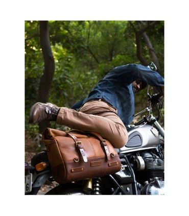 TRIP MACHINE OUTLAW SADDLEBAG VINTAGE TAN