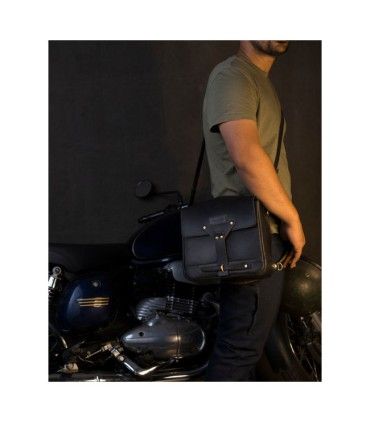 TRIP MACHINE MESSENGER BAG BLACK