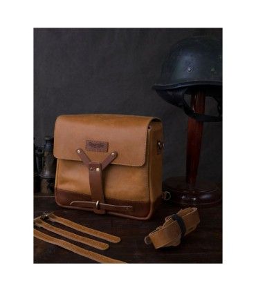 TRIP MACHINE MESSENGER BAG tan