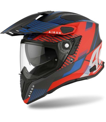 Airoh Commander Boost red blue matt helmet